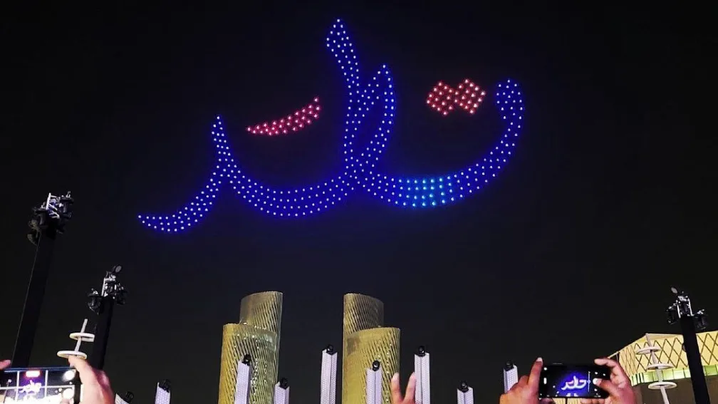 Drone Light Show in Qatar